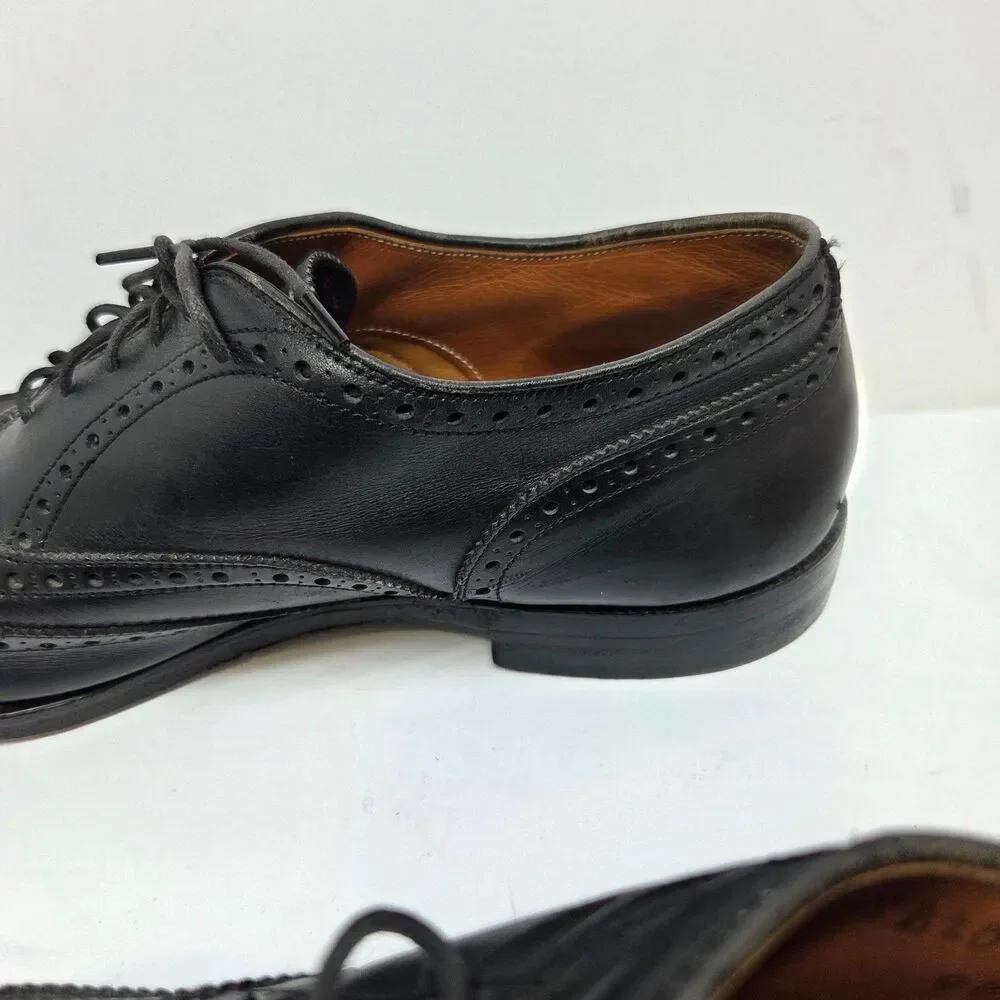 Alden 903 Hampton Mens Black Leather Wingtip Oxfords Size US 9.5 B/D